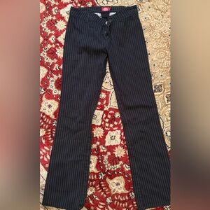 Y2K Dickies Black Pinstripe Pants